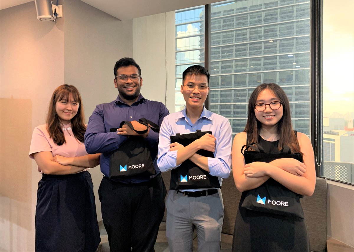 MooreSingapore's tweet photo. A warm congratulations to our Audit Interns from #SMU and #UWA for completing your internship with us. We hope we’ve helped you #discovermoore about what an audit career entails and most definitely learnt and picked up transferrable skills along the way.
#internship #audit https://t.co/oCSzdBTatW