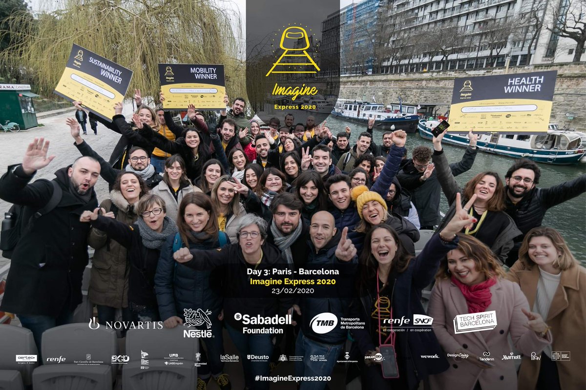Great 4 days of inspiration! Thank you for the opportunity @FBSabadell y @unileon. Wonderful and passionate team @imaginecc! and great support received by the @NovartisSpain team. Big hug from the winners of health challengue! #CORe @laura_lorenzo88 @cristina_gaco