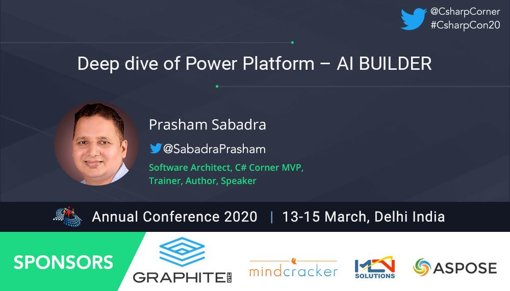 naveenc860's tweet image. Join @SabadraPrasham at @CsharpCorner Annual Conference 2020 to learn #ElectronJS! Register now: csharpcon.com #CsharpCon20 #Developers cc
@graphitegtc @MindcrackerUS @aspose @mcbeniwal