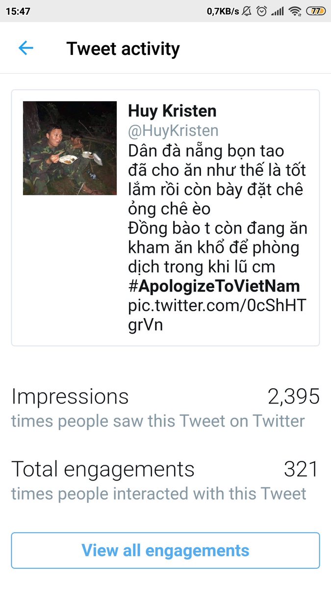 HuyKristen's tweet photo. Fl chéo đi mn 
Để tiếp tục chiến đấu với mấy anh chym ngắn=))
#20KoreansStopLying https://t.co/Iitj9ns9Dt