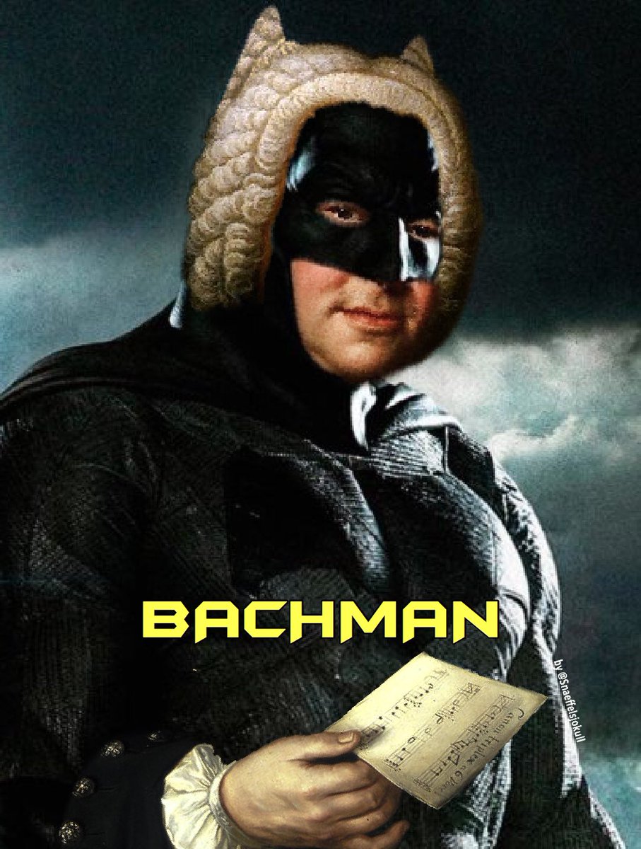 BACHMAN

#RetirezMoiPhotoshop #DansTonCulturel #Batman #Bach @DCComics_FR