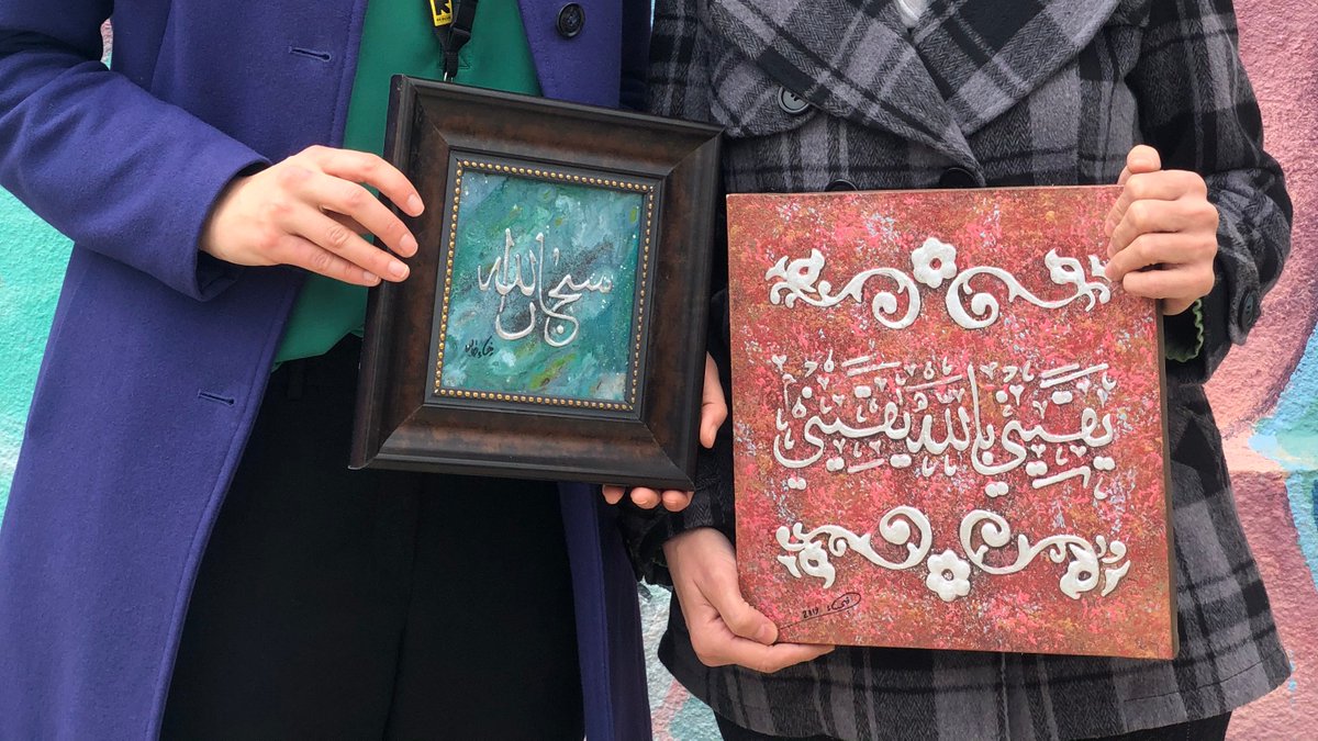 laurakyrkesmith's tweet photo. This is Faihaa, a really talented Syrian artist and designer and mum-of-three. Fled to Jordan and now able to use her talents thanks to @Citi Foundation @RESCUE_UK support to set up her business. A true privilege to meet her. #Pathways2Progress https://t.co/pApz2g2ZW3