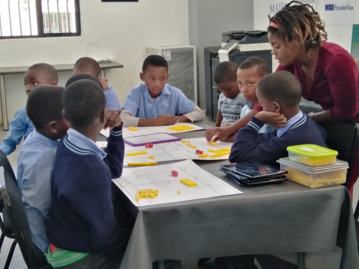 navymaile56's tweet photo. #OpenLearningAcademy #WonderfiledLearning #ReimagineEducation Place value lesson takes place in the barn using Maths manipulative  with the Tfolinhlanhla learners @GwfOnline @HazyviewDLC https://t.co/xIPhTD5yjI