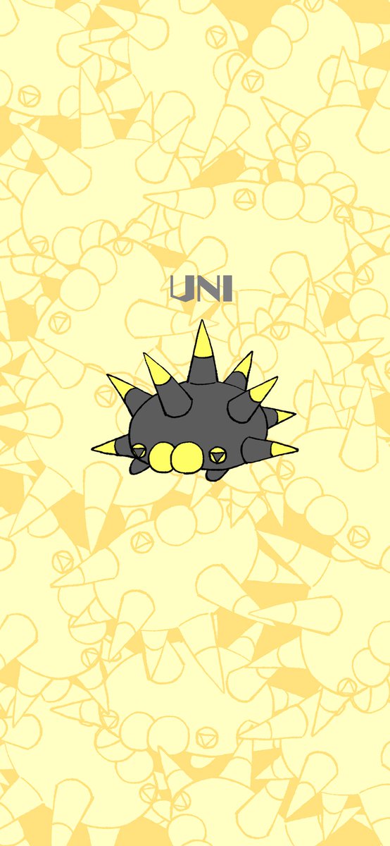 spikes no humans pokemon (creature) solo full body yellow background yellow eyes  illustration images