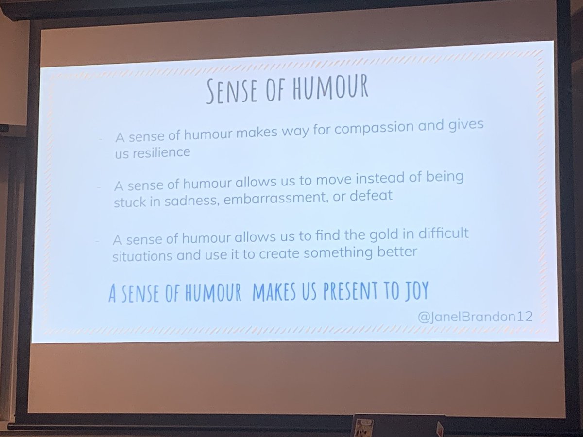 ashlebug's tweet photo. A sense of humour makes us present to joy π
@JanelBrandon12 @CoderAcademy_au @WomenWhoCodeBNE #WomenWhoCodeBNE https://t.co/zBooleMgBL