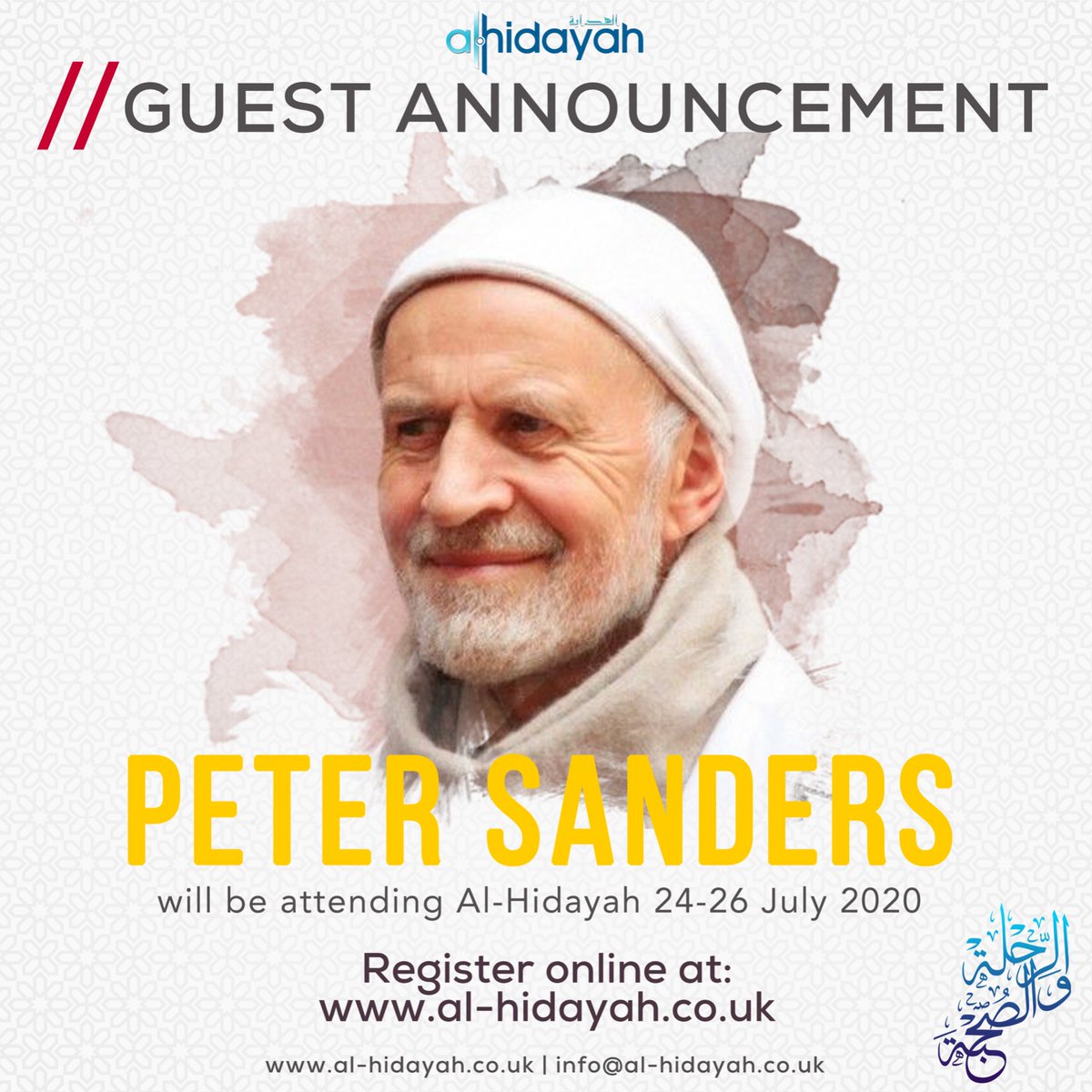 AlHidayahMQI's tweet photo. We are pleased to announce @petersanders_ will be joining us this year! Peter Sanders is an award-winning British photographer and author.
He has travelled the globe documenting the people, art, architecture, and geography of the Islamic world.
#PeterSanders #Photography #Islam https://t.co/jJGe15zUM2