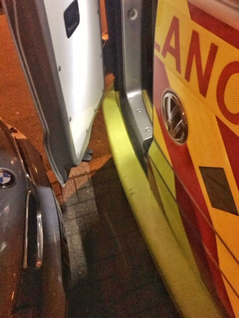 #WednesdayWisdom If we could take a minute to remind everyone of the importance of leaving space behind an ambulance, parking inconsiderately could restrict access to specialist equipment and even delay treatment of a patient if crews can't access important supplies.