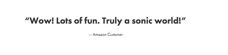 Always great to get user feedback. Check out our #voicefirst #cybergame for yourself. Just say "Alexa, open Submarine Adventure." #amazonalexa #vui #vux #sounddesign