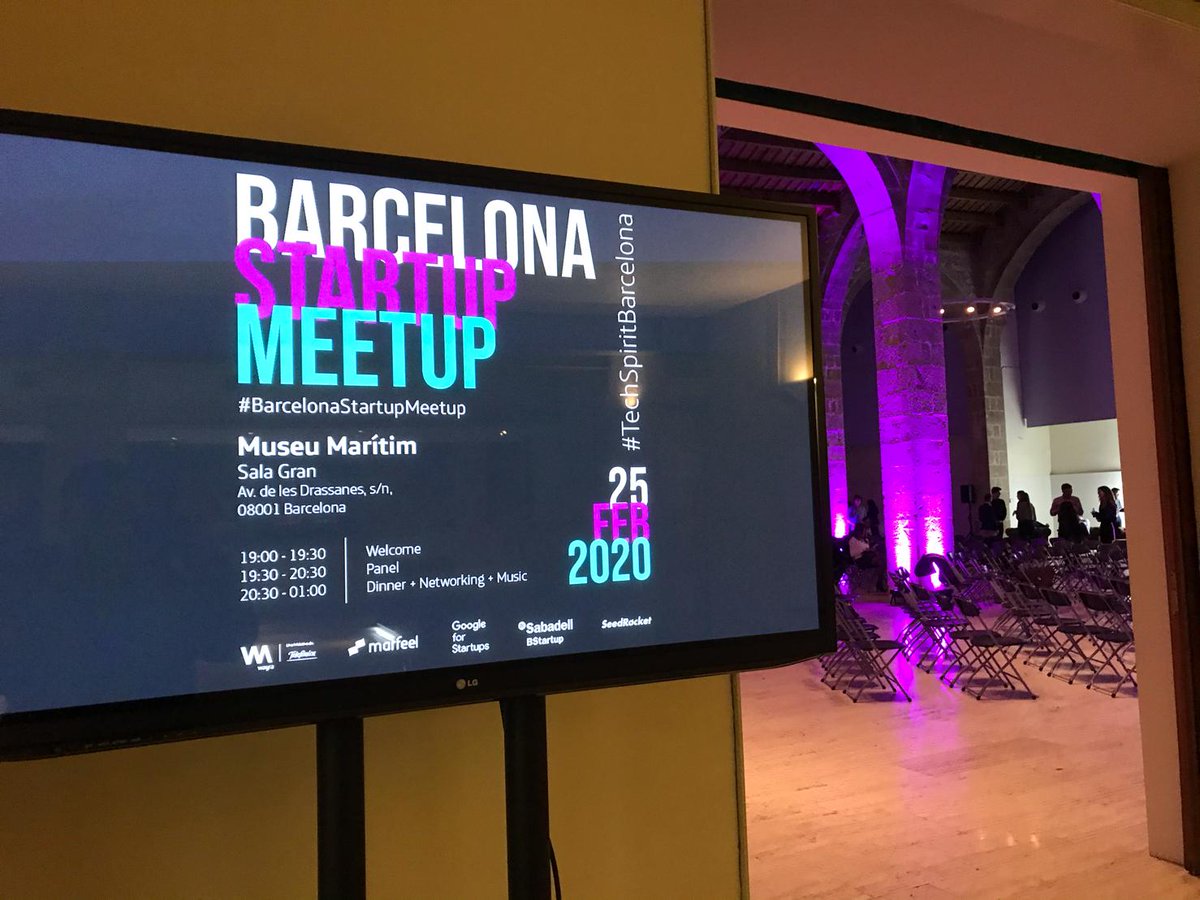 AlayaCapital's tweet photo. #QMatch, empresa invertida por #AlayaCapitalPartners, participó del #BarcelonaStartupMeetup y nos comparte estas imágenes de uno de los eventos del año 🚀👏 #EcommerceIntelligence #CompañíasdeAltoImpacto https://t.co/MuBhnLnmXd