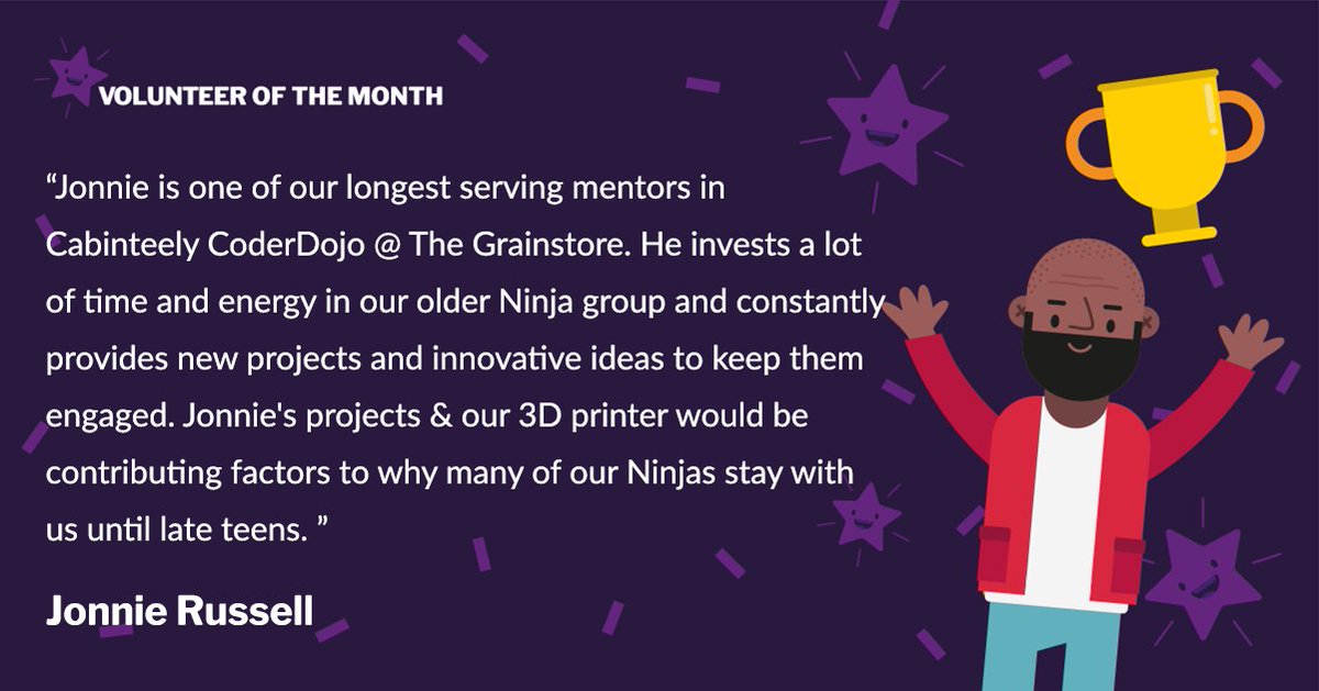 CoderDojo's tweet image. There are only 3 DAYS left to nominate someone as February’s Volunteer of the Month 📢
Make your volunteers' day by sharing how awesome they are with the community 💜
docs.google.com/forms/d/e/1FAI…
#CoderDojoVolunteer