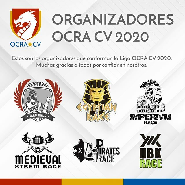 ORGANIZADORES OCRA CV 2020

Estos son los organizadores que conforman la Liga OCRA CV 2020. �Muchas gracias a todos por confiar en nosotros. - @acadianmadrace
- @egyptian_race - @imperivmrace
- @medievalxtremrace
- <a href="/piratesrace/">Pirates Race</a>
- @unbrokenrace ift.tt/32uGG40