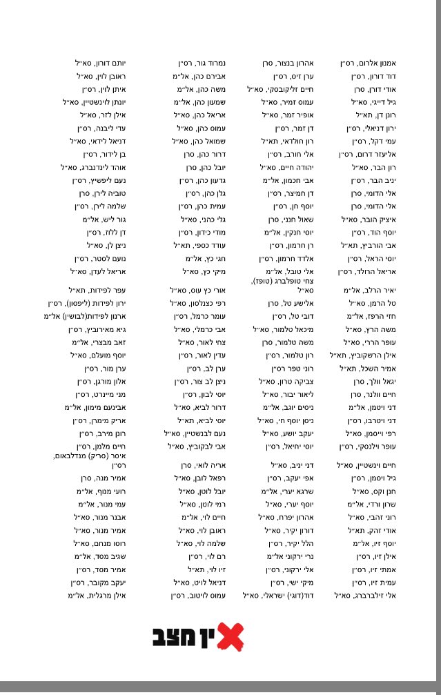 חנן עמיאור Hanan Amiur On Twitter יש למישהו את הרשימות השמיות של