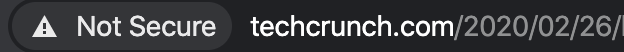joe_turner's tweet photo. @TechCrunch looks like you've got an issue with your SSL cert on the website....? https://t.co/lvcPBmXTxD