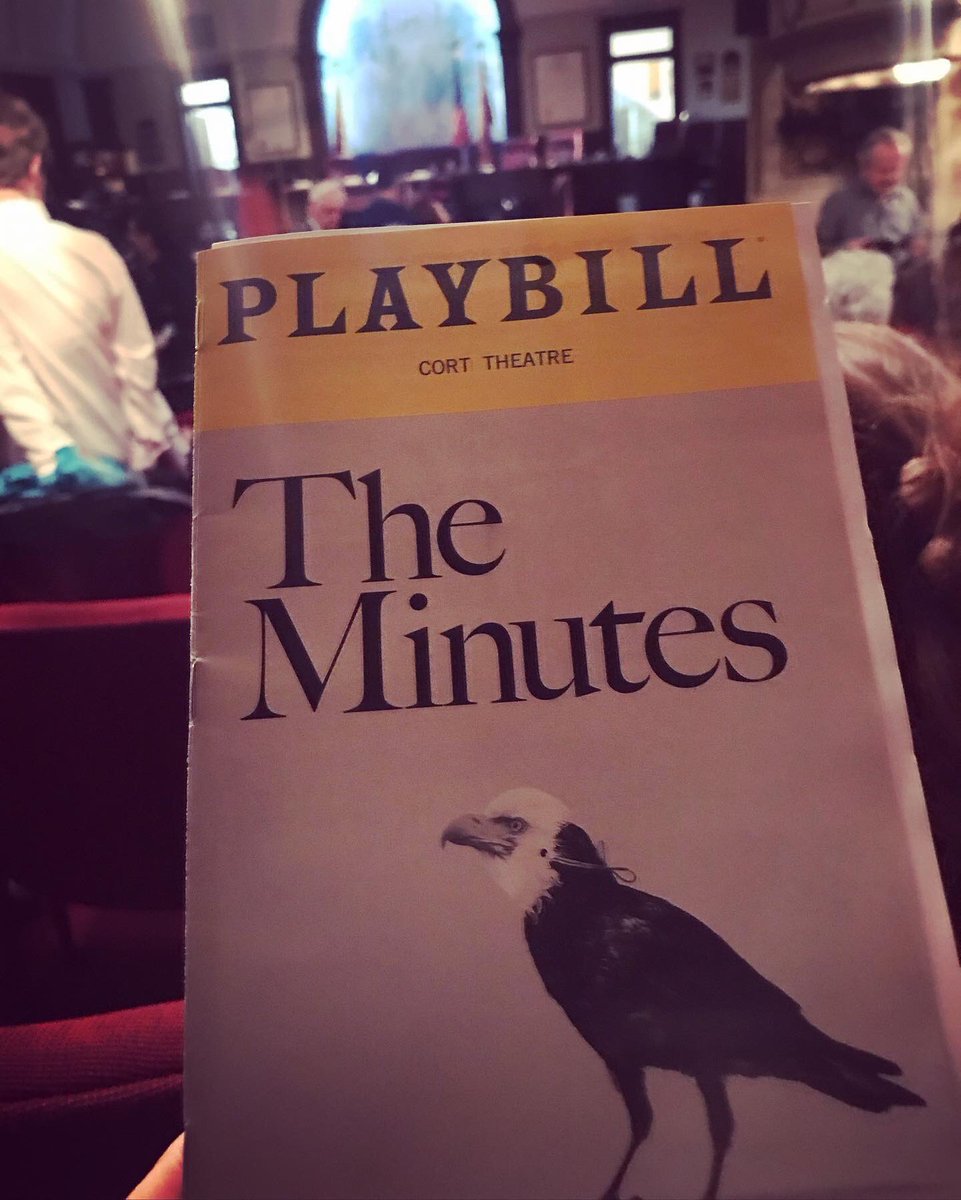 Whoa. Good whoa. But whoa. I can absolutely see meetings at The White House ending like this play. Loved the details in the set and all of the little actions that were happening in the background. #TheMinutes #Broadway #WelcomeToBigCherry