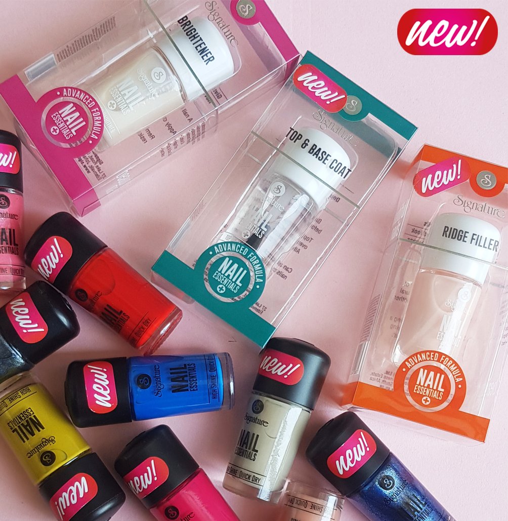sigcosmetics's tweet photo. NEW! Signature Nail Essentials Nail Polish &amp; Nail Essentials Treatments, now available in all stores! 💅💜

#nailessentials #nailpolish #newrange #nailtreatment #newnailswhodis #lovesignature https://t.co/WMPUKxcFwf