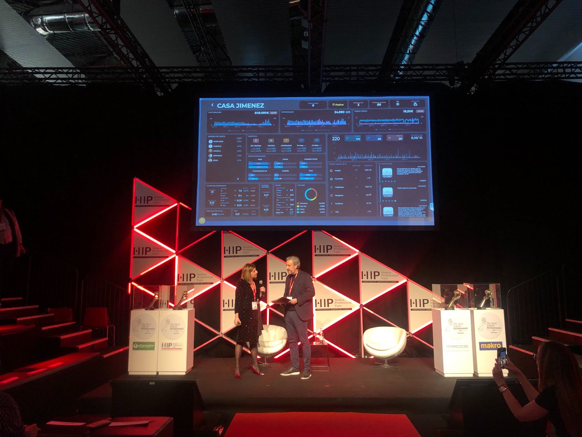 diegocoquillat's tweet photo. Vanessa Borobia @LaMafia_rest : "Machine Learning, es la tecnología que hay detrás de la Inteligencia Artificial. Esto permite a la aplicación aprender por si misma a medida que se usa" @vborobia @expohip @makroESP @eltenedor @MaccoRobotics #TheBestDR2020 #HIP202 https://t.co/yOGN4hgGAR