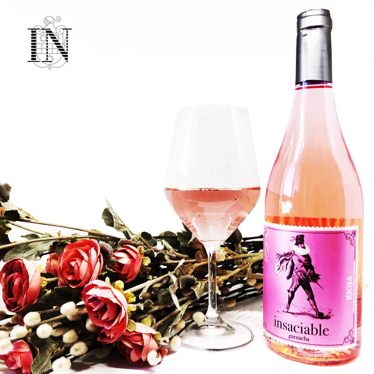 Insaciable Garnacha, si eres amante del rosado, este vino te va a conquistar por su color, frescura y elegancia... #LaMateo #BodegasMateos #coleccionIN #vino