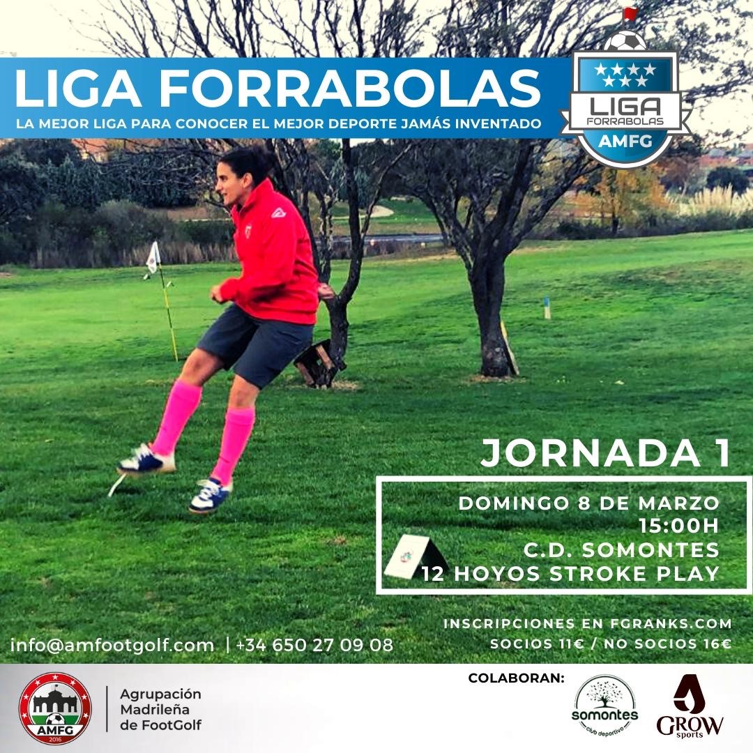 CDSomontes's tweet photo. Las primera jornada de la Liga Forrabolas de #FootGolf se juega el 8 de marzo en #GolfSomontes a partir de las 15:00

Ven a iniciarte en este deporte! Te esperamos! https://t.co/50LBvBahG8