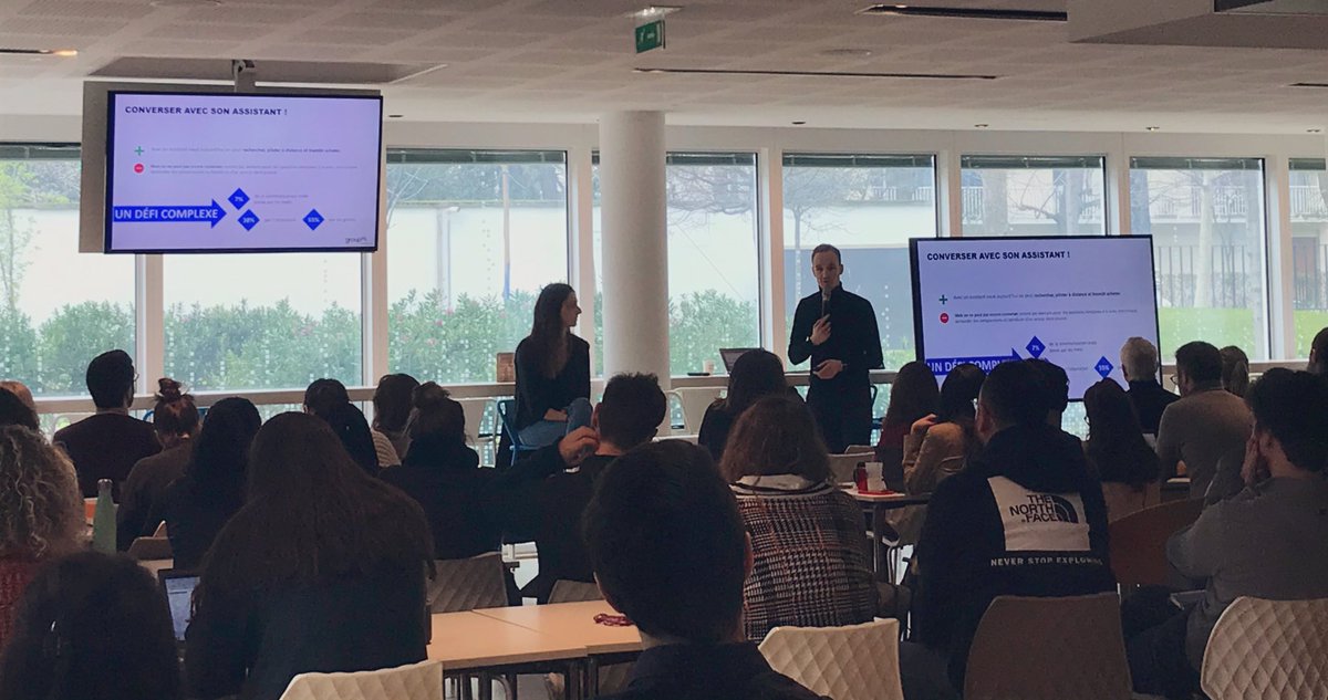 Après l’audio ... le vocal bien sûr ! 
Matinée @GroupMFrance avec <a href="/VwVadim/">Vadim Wichmann</a> et <a href="/aservane/">Anne-Servane</a> pour nous parler Vocal et opportunités pour les marques ! 🗣🦻