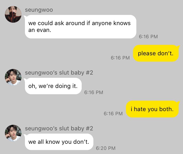 ➳ seungwoo doesn’t see any harm in asking.