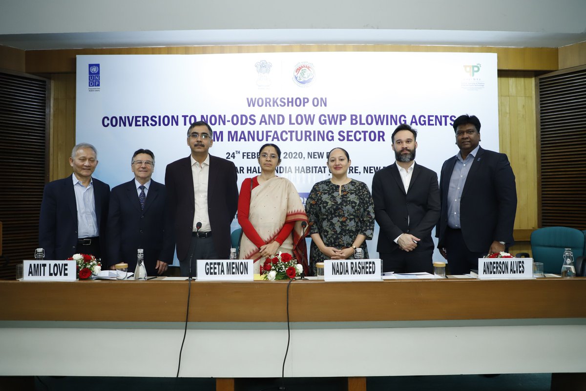 Ozone Cell, MoEFCC (@omoefcc) on Twitter photo Ozone Cell <a href="/moefcc/">MoEF&CC</a> and <a href="/UNDP/">UN Development</a> was organized a Workshop on “Conversion to non-ODS and Low GWP blowing agents in foam manufacturing sector” for foam manufacturing enterprises held on 24th February 2020 at New Delhi ,<a href="/PrakashJavdekar/">Prakash Javadekar</a> ,<a href="/SuPriyoBabul/">Babul Supriyo</a> , <a href="/dcpc2017/">Department of Chemicals & Petrochemicals</a> , <a href="/CIPETHO/">CIPET</a> Ozone Cell <a href="/moefcc/">MoEF&CC</a> and <a href="/UNDP/">UN Development</a> was organized a Workshop on “Conversion to non-ODS and Low GWP blowing agents in foam manufacturing sector” for foam manufacturing enterprises held on 24th February 2020 at New Delhi ,<a href="/PrakashJavdekar/">Prakash Javadekar</a> ,<a href="/SuPriyoBabul/">Babul Supriyo</a> , <a href="/dcpc2017/">Department of Chemicals & Petrochemicals</a> , <a href="/CIPETHO/">CIPET</a>