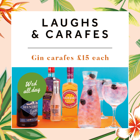 SlugHarborne's tweet photo. Our new Wednesday deal  Gin and Carafes starts today ask in house for further details !! https://t.co/JaiaLmosaz