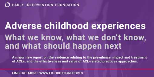 NEW and out now: #AdverseChildhoodExperiences (#ACEs): What we know, what we don't know, and what should happen next: eif.org.uk/report/adverse… ... #earlyintervention #evidence