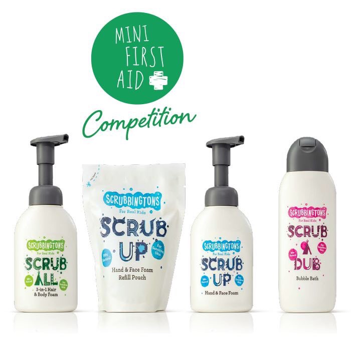 ✨COMPETITION TIME✨
We’ve got FIVE sets of <a href="/Scrubbingtons/">Scrubbingtons</a> foamy-favourites up for grabs - perfect for keeping your little mud magnets clean! To enter:
💫Follow Mini First Aid &amp; Scrubbingtons
💫RT this post
💫Tag a friend!

Full T&amp;Cs apply - see this weeks blog for more. 

#WinIt