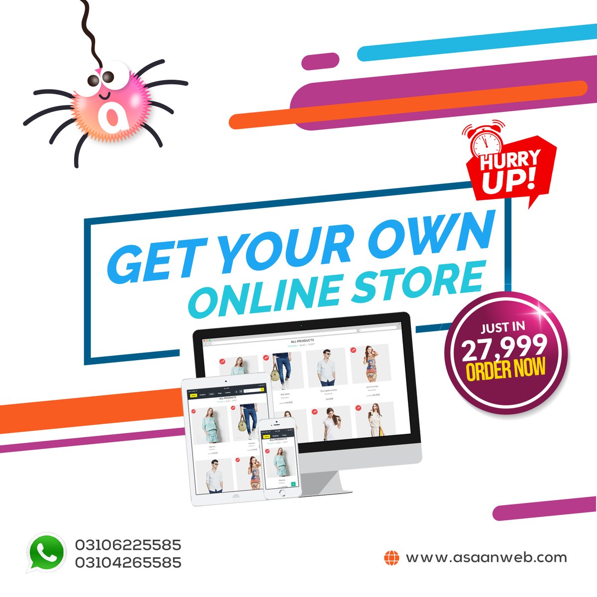 AsaanWeb's tweet image. Daraz.pk he Q? Apna Online Store Banwaen or Business Barhaen! 🛒🛒🛒📲💸🤩😎
.
.
.
Abhi dial karen 📲 03106225585
Visit karen Website 🖥 asaanweb.com
#asaanweb #affordablewebsitedevelopment #topwebsitedevelopment #WebsiteDevelopment #CoronavirusOutbreak