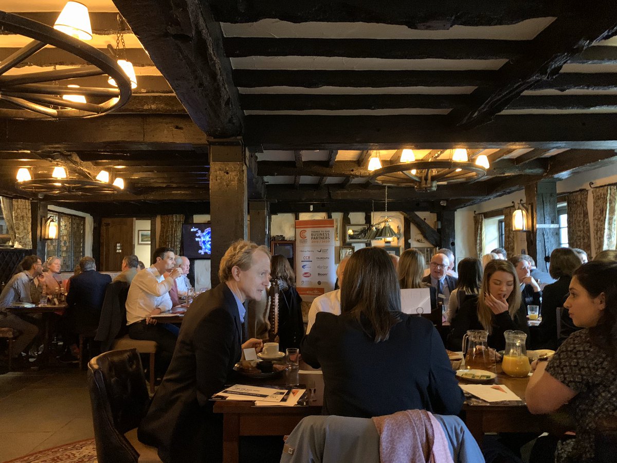 Great <a href="/cornwallchamber/">Cornwall Chamber</a> breakfast <a href="/jamaicainn/">Jamaica Inn</a>. Good to see some familiar faces, and some new ones too.
