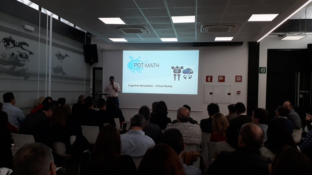 Com utilitzar la #RealitatVirtual i la #RealitatAugmentada per a l'estimulació cognitiva?<a href="/potmath_com/">potmath.com</a> ens ho explica a la jornada #pre-seed de <a href="/emprencat/">Emprenedoria</a> #TechSpiritBarcelona Projecte impulsat per #HubbikUOC de la <a href="/UOCuniversitat/">UOCuniversitat</a>