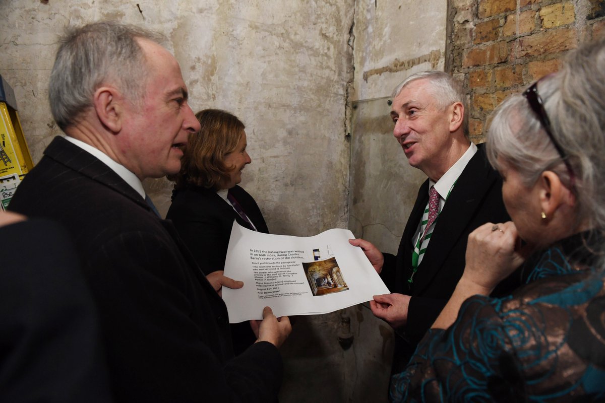 Commons Speaker Sir Lindsay Hoyle said, “I am so proud of our staff for making this discovery and I really hope this space is celebrated for what it is: a part of our parliamentary history.” 