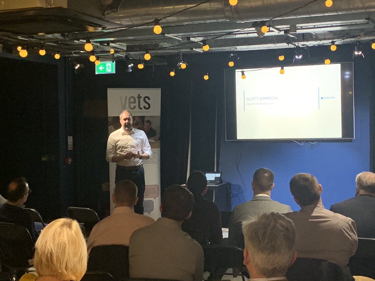 VETSUKAF's tweet photo. @VeteranOwnedUk sharing best practice in starting your own business at the #VETSTech event @Eagle_Lab_Leeds.
@VETSUKAF @BarclaysUK https://t.co/dH0JCDt4fv