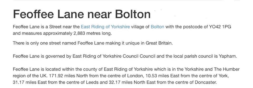 feel_paul's tweet photo. ‘unique in Great Britain’ #FeoffeeLane @Welcome2Yorks #yorkshireheritage @BBCYork @BBCLookNorth @RadioHumberside @sbib_bloom #platform66
https://t.co/fj9OZUhUs7 https://t.co/Kjsup2n3ea