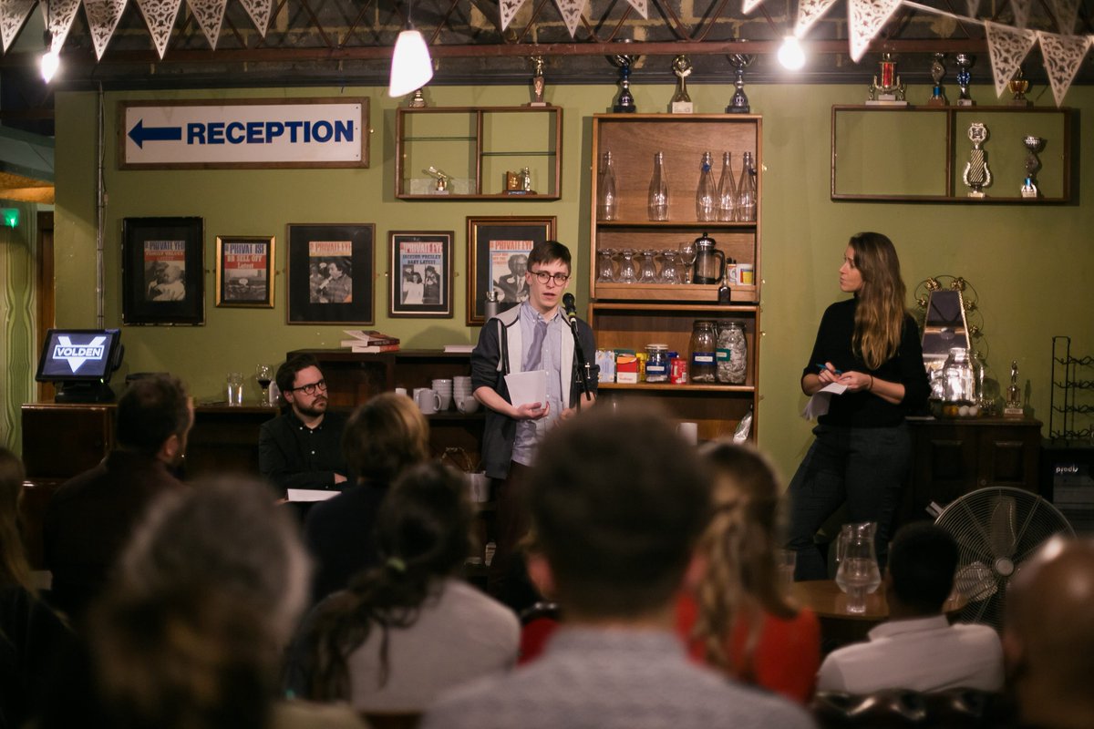 This is super talented debut author <a href="/alex_j_allison/">Alex Allison</a>, discussing his debut novel, The Art of the Body <a href="/riffraff_ldn/">the-riffraff</a> in February. If you're #writing a book and wonder how on earth to get it published, come join us at our next event for insights galore. bit.ly/2wbF2YD