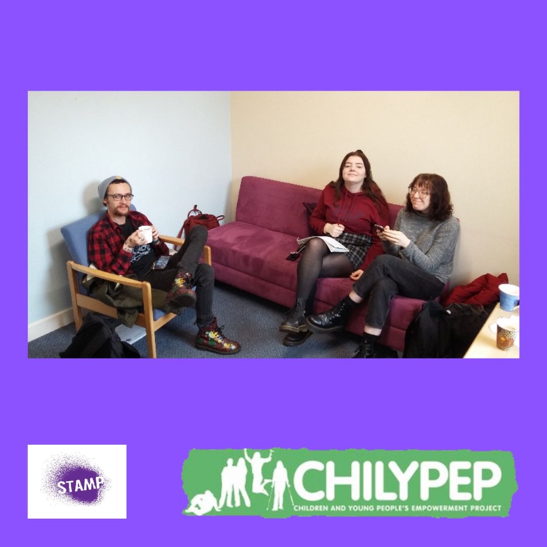 Some of our amazing young volunteers interviewing a Senior Clinical Psychologist for CAMHS Becton centre for children and young people yesterday 🙌 #STAMP