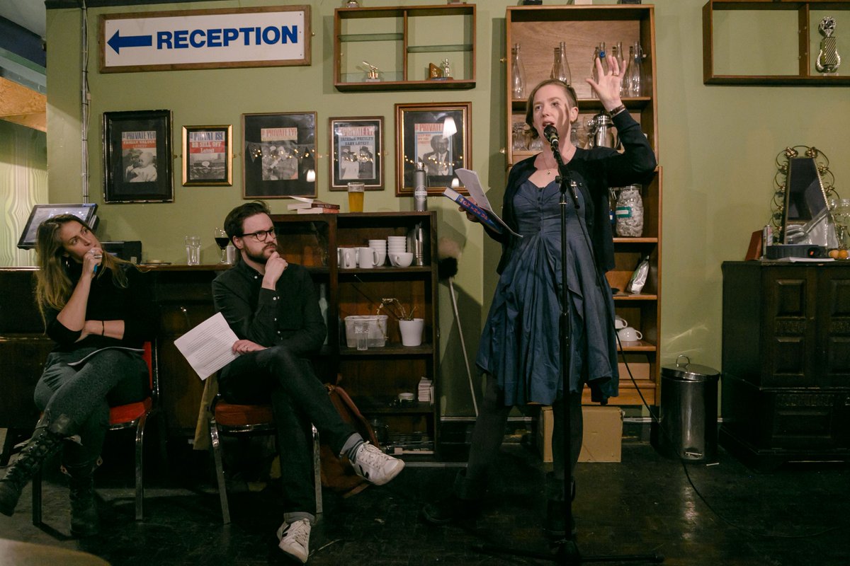 This is <a href="/AliceOKeeffe/">Alice O'Keeffe</a>, author of On The Up, discussing her debut novel <a href="/riffraff_ldn/">the-riffraff</a>. Every quarter we showcase five debut authors, hear how they wrote their books &amp; learn how they got published. Join us in May! Tix: bit.ly/2wbF2YD
Pic: <a href="/alice_lub/">Alice Lubbock</a> #amwriting #amediting