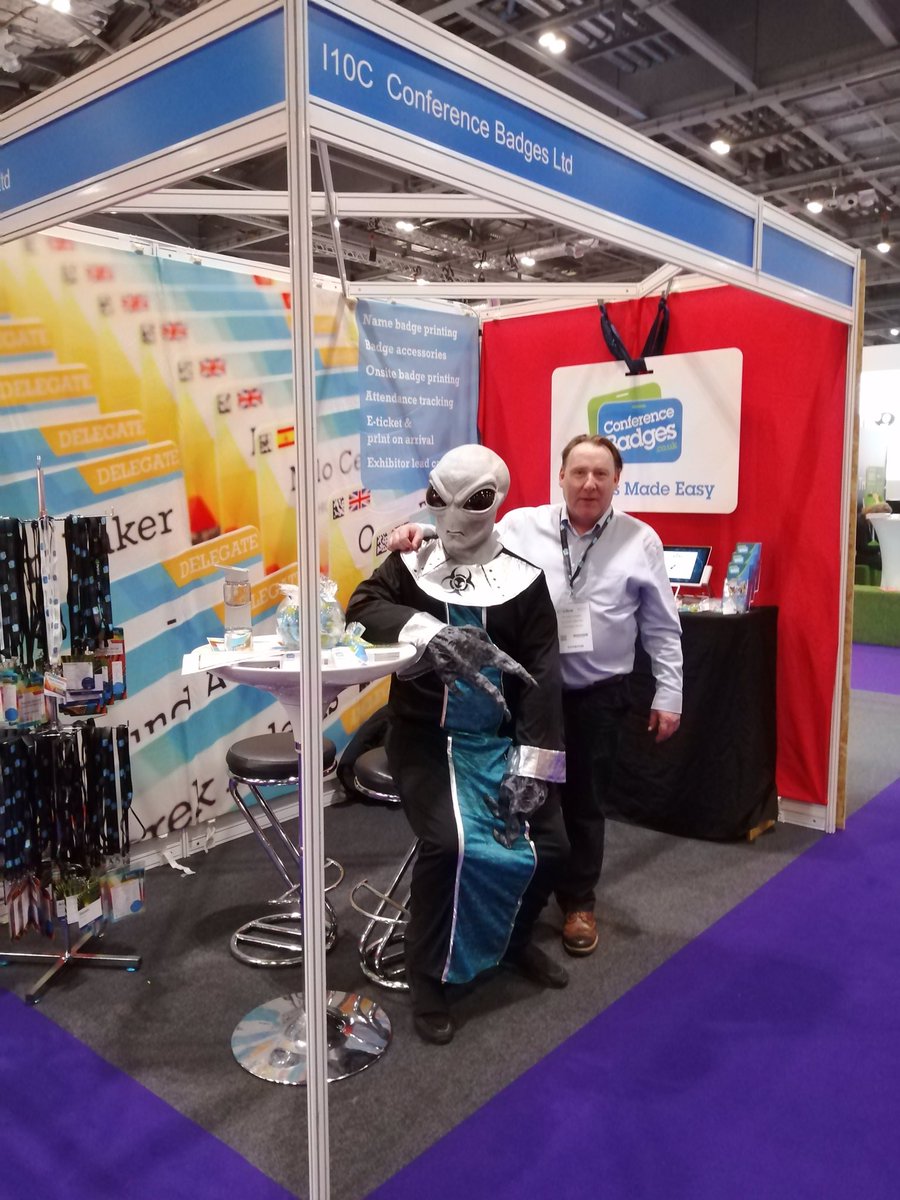confbadges's tweet photo. We get all sorts visiting our stand at #Confex2020. This one said the trip to ExCel took him months. The lengths people go to for our jelly beans.... https://t.co/pUgp3OZGXW