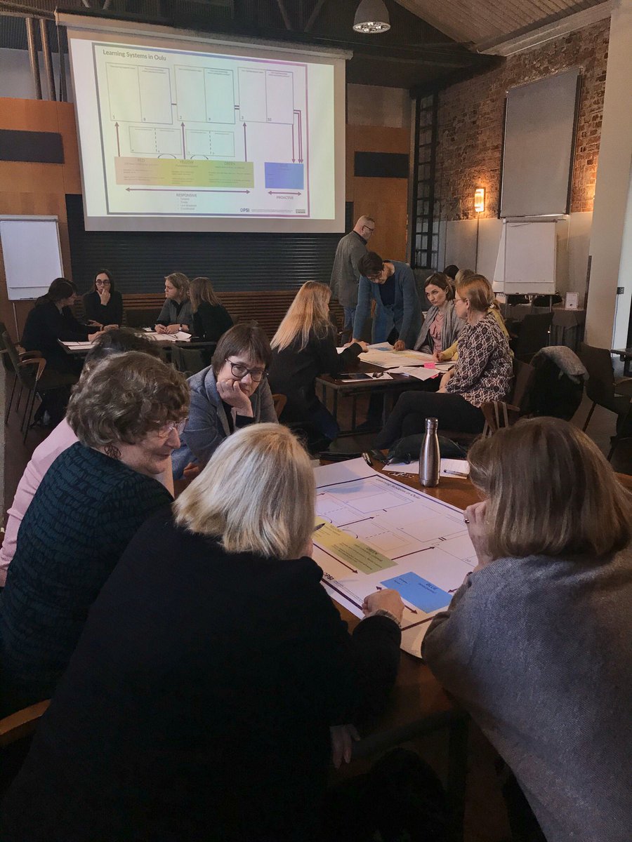 MarikaTammeaid's tweet photo. Tänään Oulussa oleellisten kysymysten äärellä #learningloops #oppimisentavat #teemmeköoikeitaasioita #palvelut #nuoret #johtaminen #tulevaisuus #julkinensektori #hyvinvointi #johtaminen @pirettonurist @civiccatalyst @t_ristikari @MariHirvonen2 @ItlaSaatio #ouka https://t.co/s8ctj8mbOy