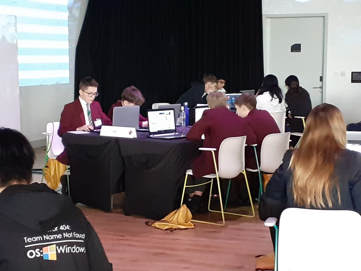 STACC_CS_ICT's tweet photo. Working hard at the competition - also doing really well on the scoreboard! Great job boys! @Cyberchallenge #cybersecurity https://t.co/CO5slVi9bN