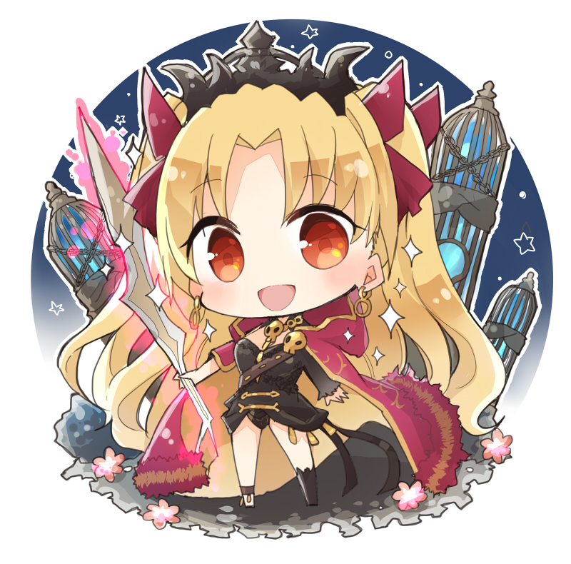 エレシュキガル(Fate) ,メジェド ,ニトクリス(Fate) 「エレちゃん復刻なので触媒に定評があるエレちゃん絵も復刻(*'▽')つ #FGO 」|塩葛餅のイラスト