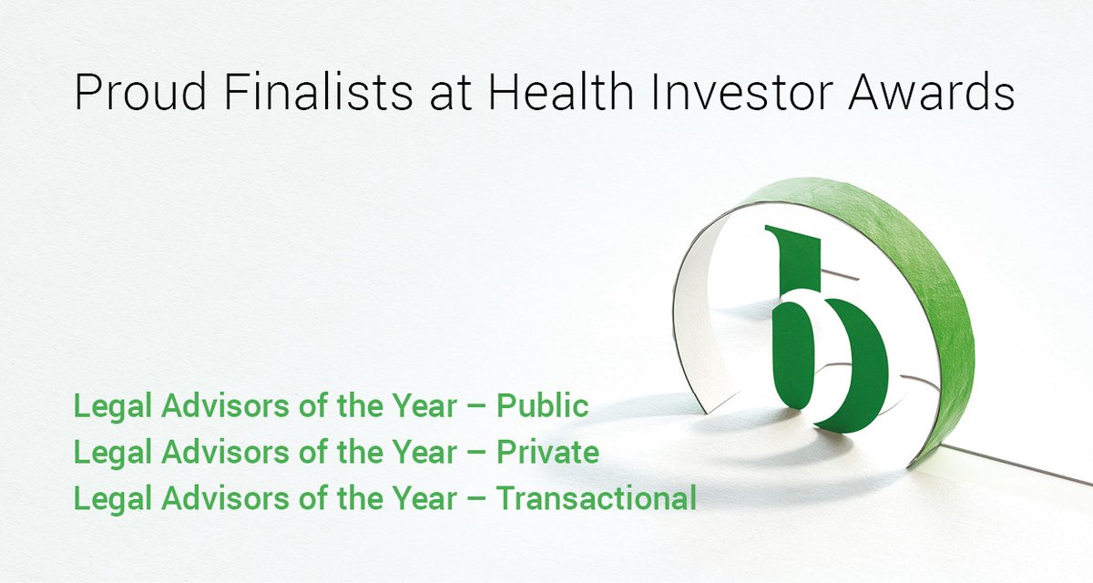 BevanBrittanLLP's tweet photo. We are delighted to be shortlisted for three Health Investor awards this year https://t.co/Q1mO8bvlXn https://t.co/upjlvjmvBK