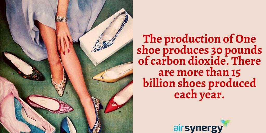 Airsynergy's tweet photo. Shoe Industry Is A Major Contributor To Our Global Carbon Footprint!
#sustainablefashion #sustainable #carbonfootprint #shoeindustry #carbondioxide #emissions #ClimateChange
#greenhousegases #GretaThunberg #NetZeroBy2050 #renewableenergy #reducecarbon #Airsynergy https://t.co/8ZsalG083J