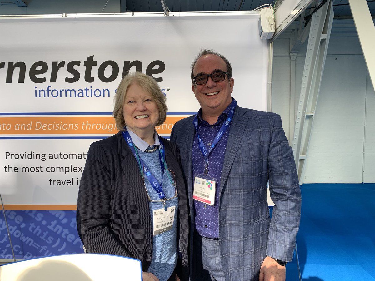 MatOrrego's tweet photo. Always great to have Susan Hopley stop by and chat about travel data and making the travel world a better place.  @ciswired @DataLiberated https://t.co/CxWixqyl0p