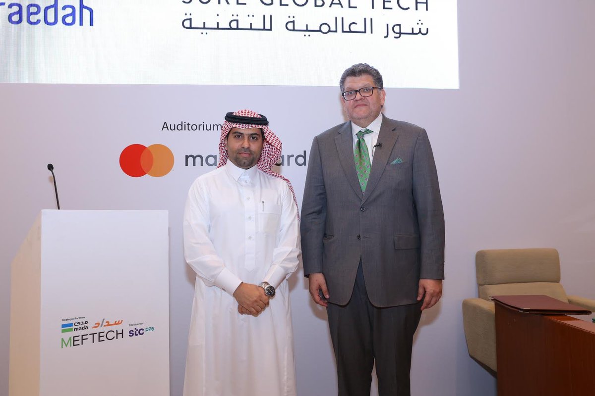 وقعت شركة الرائد للتمويل و Sure Global Tech اليوم اتفاقية لتوفير تمويل نقاط البيع (POS) للشركات الصغيرة والمتوسطة في المملكة العربية السعودية في 26 فبراير 2020 ، في مؤتمر MEFTECH الذي عقد في فندق الرياض ريتز كارلتون.

#meftechksa #finance #conference #MADA #Sadad #STCPay