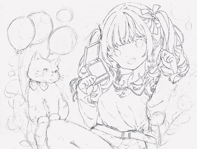 キャンメイクの「女の子って楽しい♪」のCMが好きなので次の絵はそんなイメージで描いていきます?♪ 