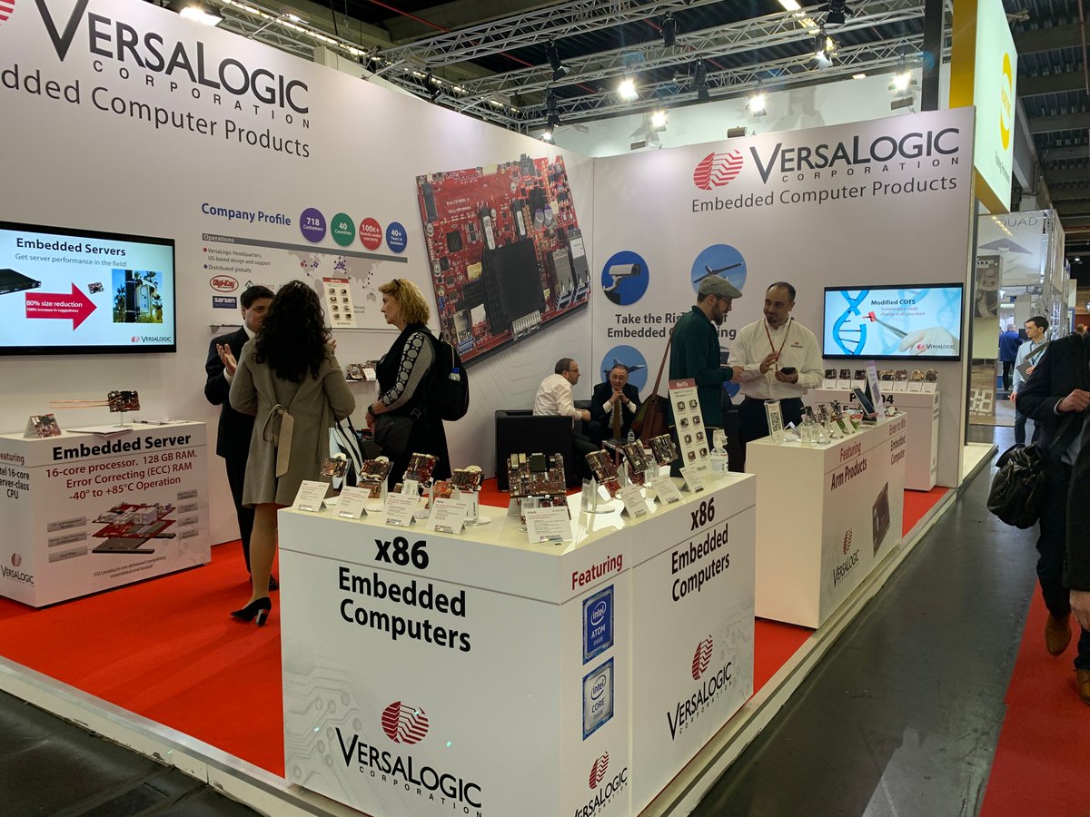 versalogic's tweet image. Busy day on day 2 of #EmbeddedWorld2020! Have you stopped by our booth at 3-257 yet? You can enter our giveaway to win a VersaLogic embedded computer! #ew20