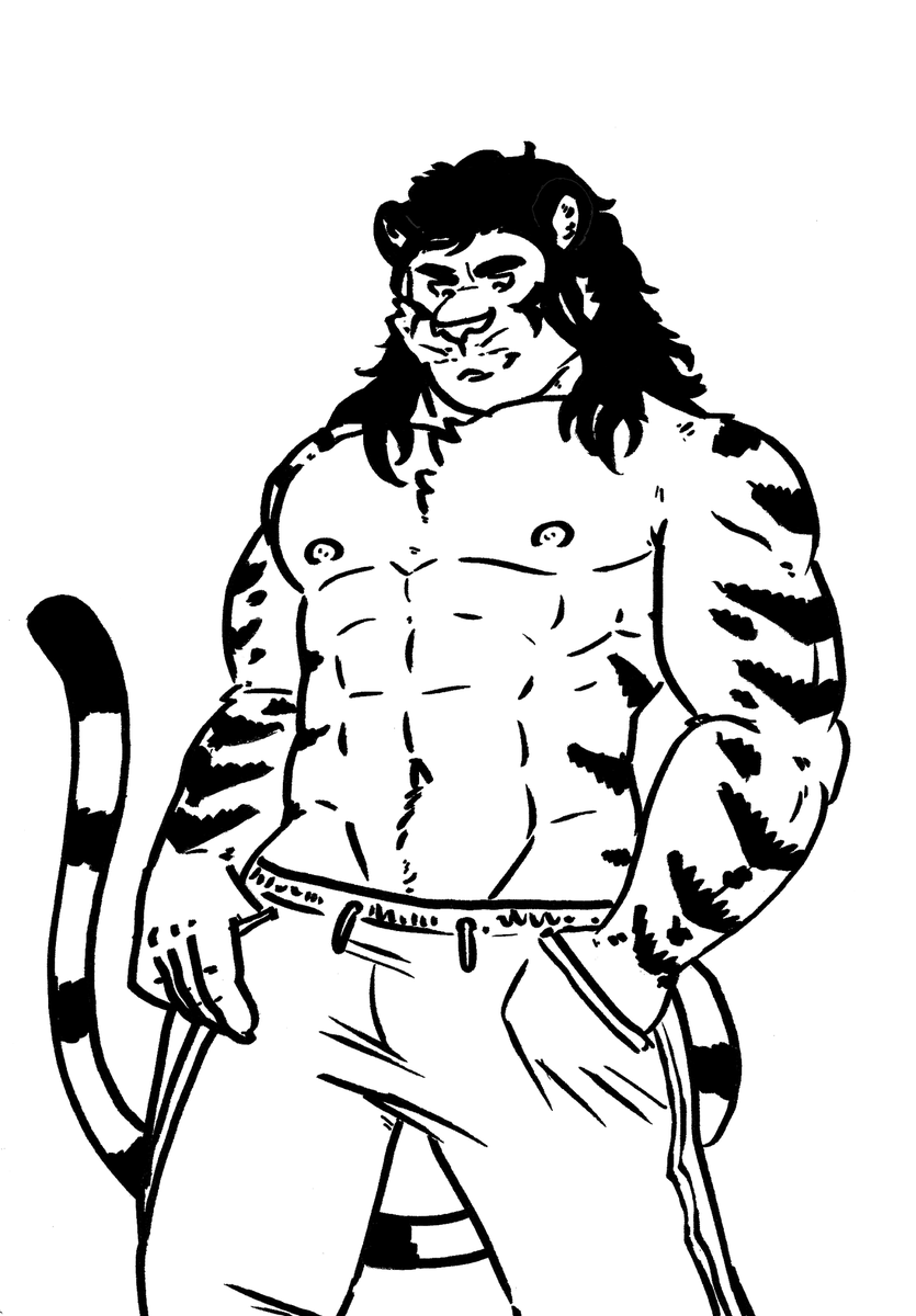 GopherOO7's tweet photo. I'm sorry to bother, BUT LOOK AT THIS  GORGEOUS 🐯  BOY!!! 
THE THICKNESS IS HEAR 🔥
Thanks @92Husky https://t.co/h9qwYA9W37