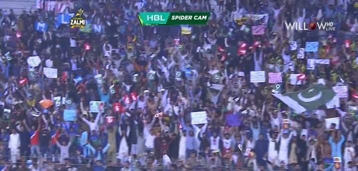 sikandarAnam4's tweet photo. #MSvPZ
Look at the crowd and feel how much they were missing cricket in home ground.😭♥♥♥
#PSLComesHome #ThankYouPCB #MSvPZ #HBLPSLV https://t.co/J6QBYkTeSi