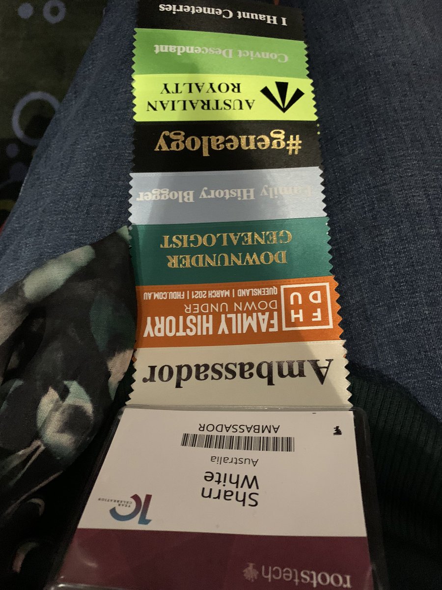 SharnWhite's tweet image. My ribbons are growing already 😂#Rootstech2020